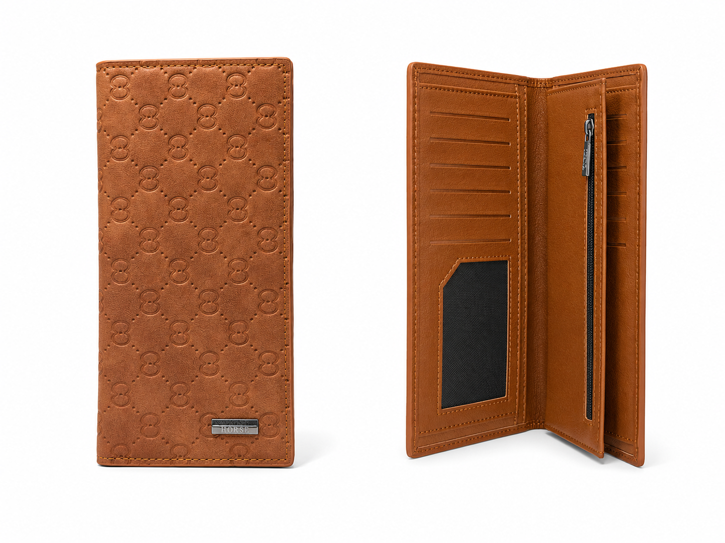 Premium Men’s Long Wallet – Stylish Leather Card Holder & Cash Organizer