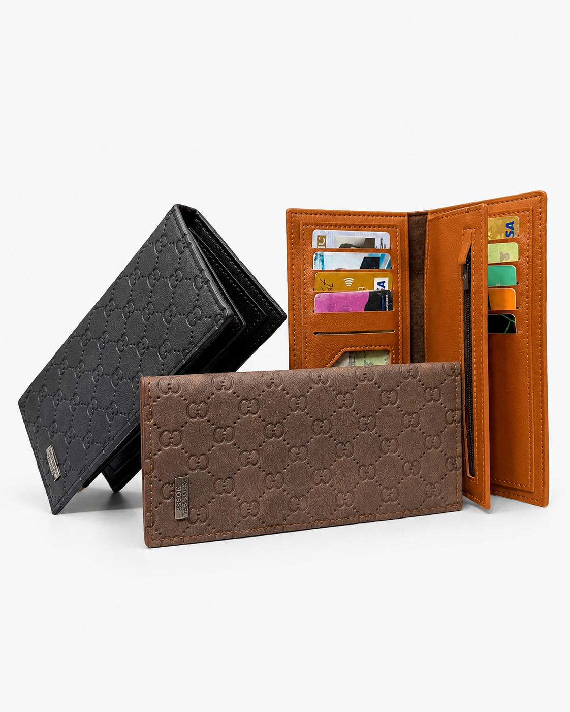 Premium Men’s Long Wallet – Stylish Leather Card Holder & Cash Organizer