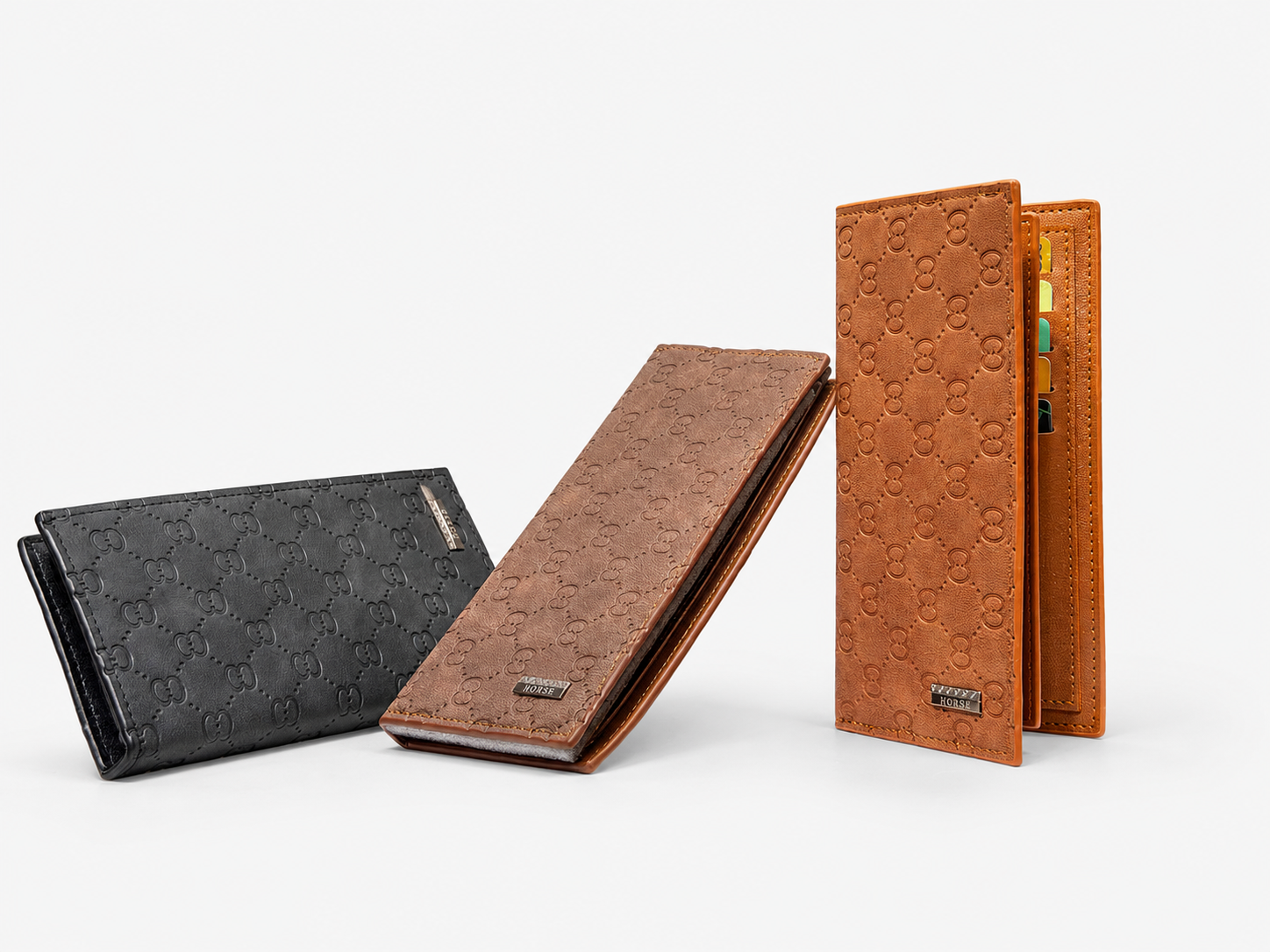 Premium Men’s Long Wallet – Stylish Leather Card Holder & Cash Organizer