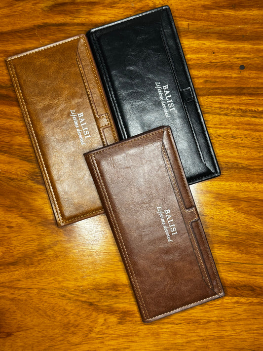 New Balisi Imported long Leather Wallet