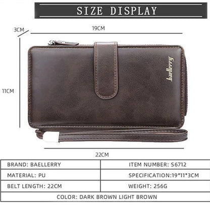 New Genuine Long Leather Wallet