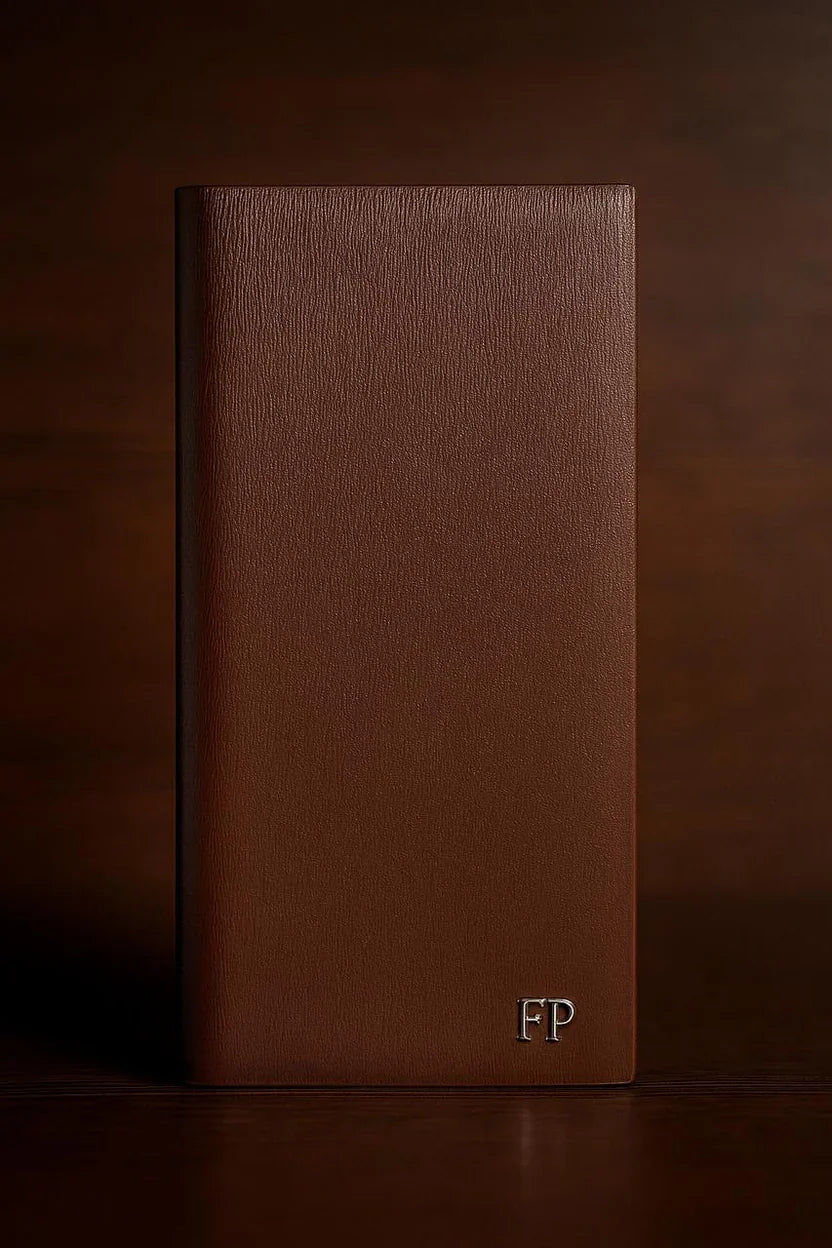 Slim Bifold Long Original Leather Wallet